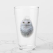 Mooi, drommelig en Serene Snowy Owl Glas (Voorkant)
