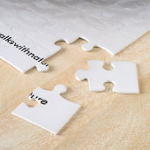 Mooi, drommelig en Serene Snowy Owl Legpuzzel (Zijkant)