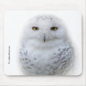 Mooi, drommelig en Serene Snowy Owl Muismat (Voorkant)