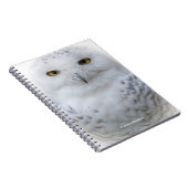 Mooi, drommelig en Serene Snowy Owl Notitieboek (Rechterzijde)