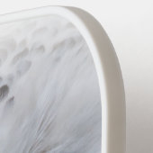 Mooi, drommelig en Serene Snowy Owl Pickleball Paddle (Links Detail)