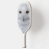Mooi, drommelig en Serene Snowy Owl Pickleball Paddle (Links)