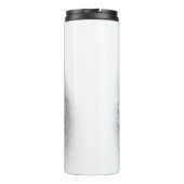 Mooi, drommelig en Serene Snowy Owl Thermosbeker (Achterkant)