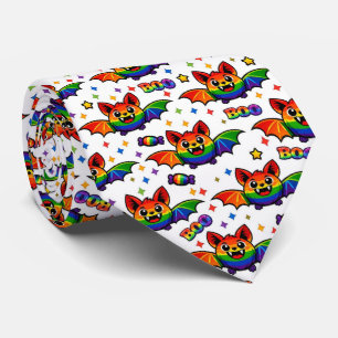 🦇🌈 MOOI‑e Regenboog Vleermuis Snoep Strikdas Stropdas