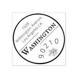 Mooi eenvoudig en schoon ontwerp voor rubberen ste rubberstempel