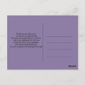 mooi Eenvoudige zeester Dank je Briefkaart (Achterkant)