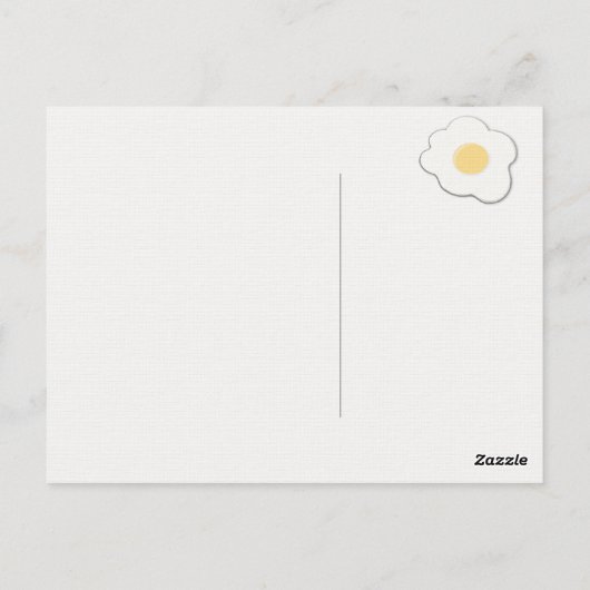 Mooi ei briefkaart (Achterkant)