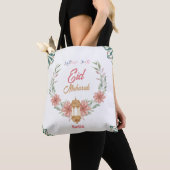 Mooi Eid Mubarak |Ramadan bloemen met lamp Tote Bag (Dichtbij)