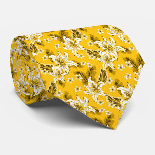Mooi elegant bloemenpatroon stropdas