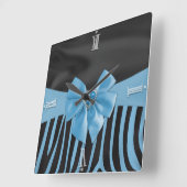 Mooi elegant elegant de gevolgenzebra van de vierkante klok (Hoek)