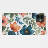 Mooi, Elegant en Kleurrijk Bloemenpatroon Case-Mate iPhone Case (Achterkant (horizontaal))