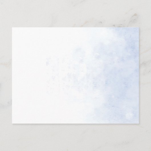 Mooi Elegant Lavendelveld Landschap Bruiloft Aankondigingskaart (Achterkant)