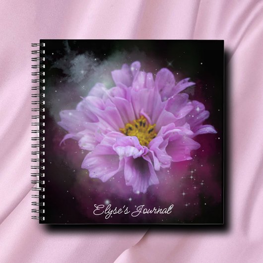 Mooi Elegant Roze Bloem Journaal Notitieboek