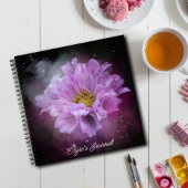 Mooi Elegant Roze Bloem Journaal Notitieboek