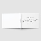 Mooi Elegant Swash Script Huwelijk Gastenboek (Volledig)