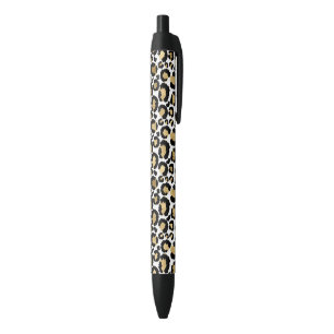 Mooi Elegante Bourgondische Tijgerstrepen Opvallen Zwarte Inkt Pen