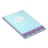 Mooi Elephant Monogram Notitieboek (Rechterzijde)