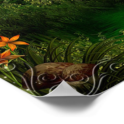 Mooi Elf Fantasy-kunstwerk Poster (Hoek)