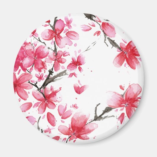 Mooi en elegant Cherry Blossom | Magneet (Voorkant)