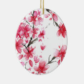 Mooi en elegant Cherry Blossom | Versiering Keramisch Ornament (Rechts)
