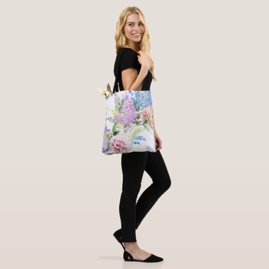 Mooi en elegant handschrift | Canvas tas (Op model)
