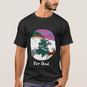 mooi en elegant kerstcadeau voor papa t-shirt (Voorkant)