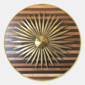 Mooi en geweldig design ronde sticker (Voorkant)