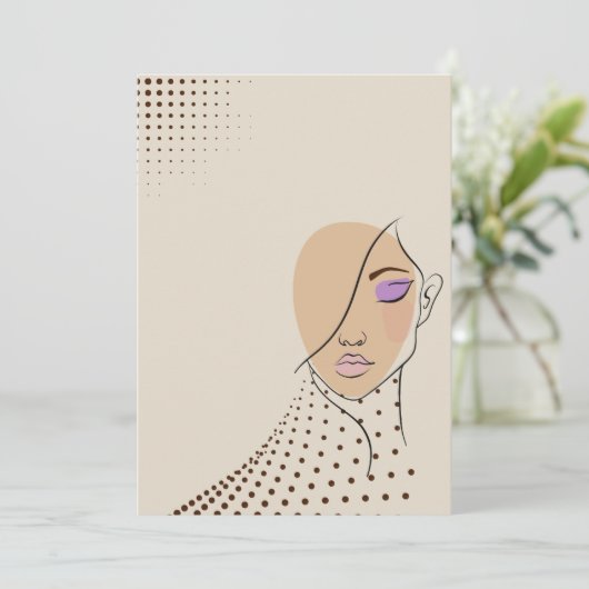 mooi en geweldig  kaart (Staand voorkant)