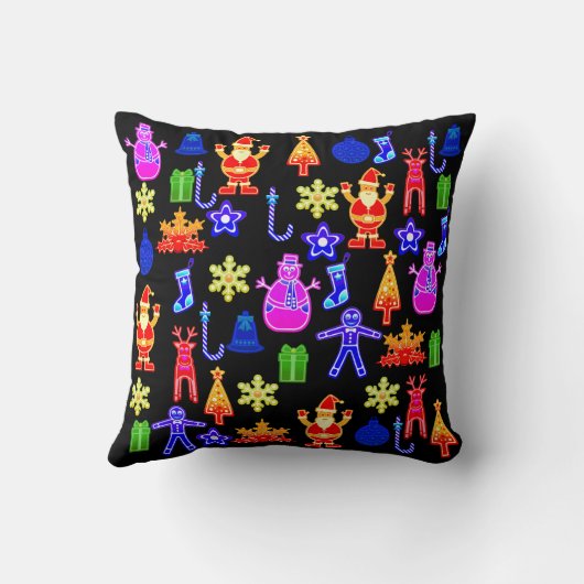 Mooi en grappig, kleurrijk ontbijtkoek kussen (Achterkant)