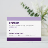 Mooi en Kleurrijke RSVP Kaart (Staand voorkant)