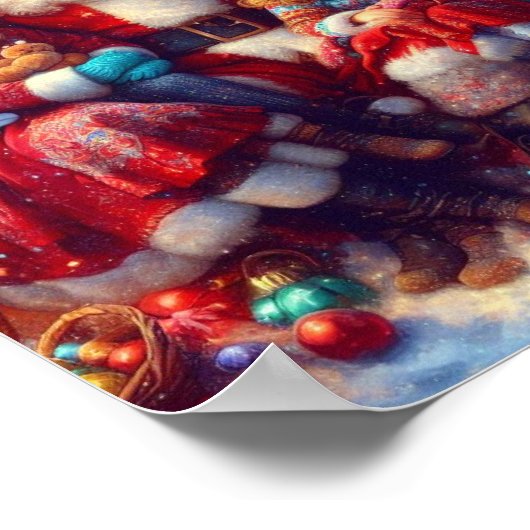 Mooi en mooi sinterklaas kerst Poster (Hoek)