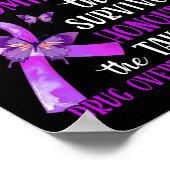 Mooi en ondersteunend geneesmiddelenoverdoseringsb poster (Hoek)