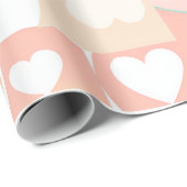 Mooi en schattig hart evenement inpakpapier (Rol Hoek)