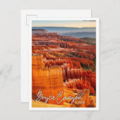 Mooi en schilderachtig uitzicht van Bryce Canyon U Briefkaart (Voorkant / Achterkant)