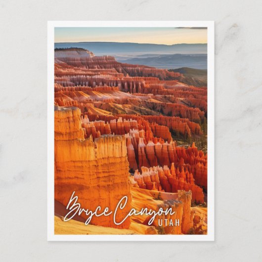 Mooi en schilderachtig uitzicht van Bryce Canyon U Briefkaart (Voorkant)