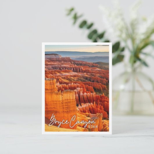 Mooi en schilderachtig uitzicht van Bryce Canyon U Briefkaart (Staand voorkant)