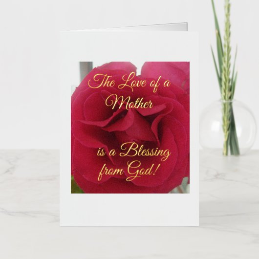 Mooi en speciaal, mama, Moederdag Kaart (Voorkant)