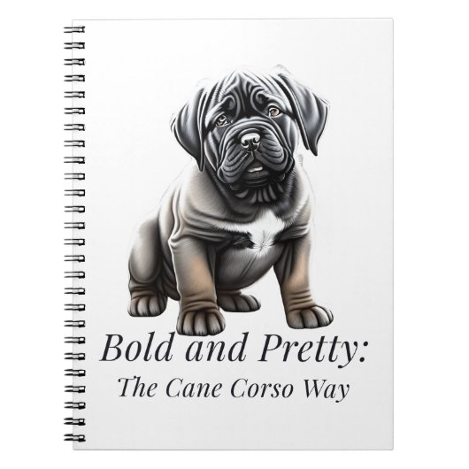 Mooi en stoer: de Cane Corso manier Notitieboek (Voorkant)