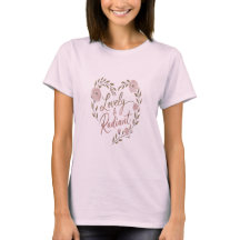 Mooi en stralend T-shirt