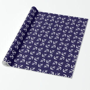 Mooi en uniek anker-patroon met autisch thema cadeaupapier
