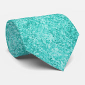Mooi en verfijnd teal abstracte das (Opgerold)