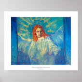 Mooi engel kunstschilderij van Van Gogh Poster (Voorkant)