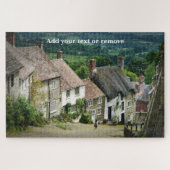 Mooi Engels dorp Shaftesbury, Engeland, Legpuzzel (Horizontaal)