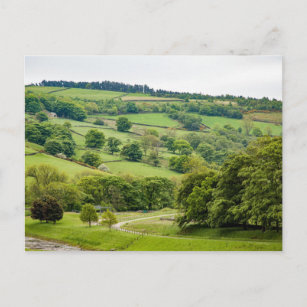 Mooi Engels landschap Yorkshire Dales Briefkaart