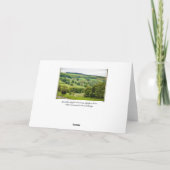 Mooi Engels landschap Yorkshire Dales Kaart (Achterkant)