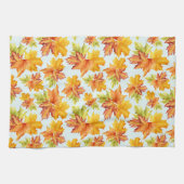 Mooi esdoornblad theedoek (Horizontaal)