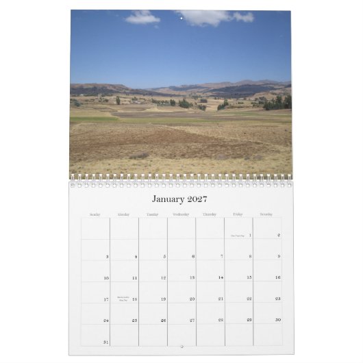 Mooi Ethiopië Kalender (Jan 2027)