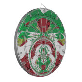 Mooi Ethiopië Lovely Hakuna Matata waar ik van hou Dartbord (Voorkant Links)