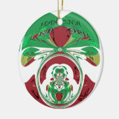 Mooi Ethiopië Lovely Hakuna Matata waar ik van hou Keramisch Ornament (Links)