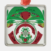 Mooi Ethiopië Lovely Hakuna Matata waar ik van hou Metalen Ornament (Voorkant)